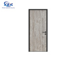 solid wooden fire rated main safety door design with UL certificate
